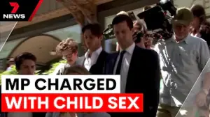 Former MP charged with child sex offences breaches bail | 7NEWS